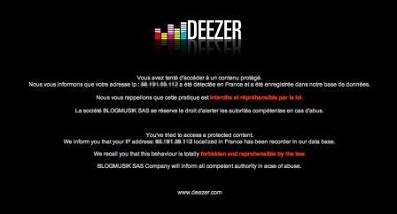 Deezer, antipiratage