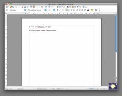 Open office : texte