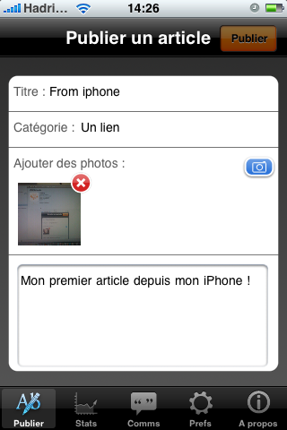 Overblog AppStore iPhone
