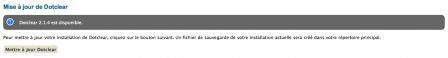 Mise à jour automatique Dotclear 2.1.4