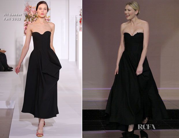 Kirsten Dunst In Jil Sander – The Tonight Show with Jay Leno - Debut  dresses online