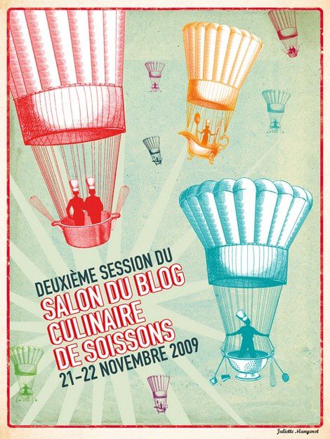 L'affiche du Salon du blog culinaire # 2