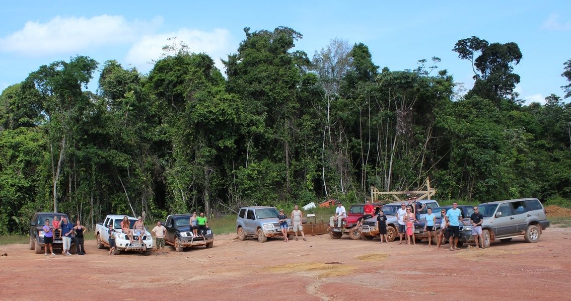 Les Chutes Voltaire Nous trois en Guyane...
