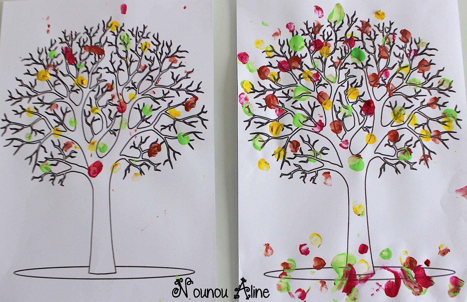 Un bel arbre d'automne - Nounou Aline
