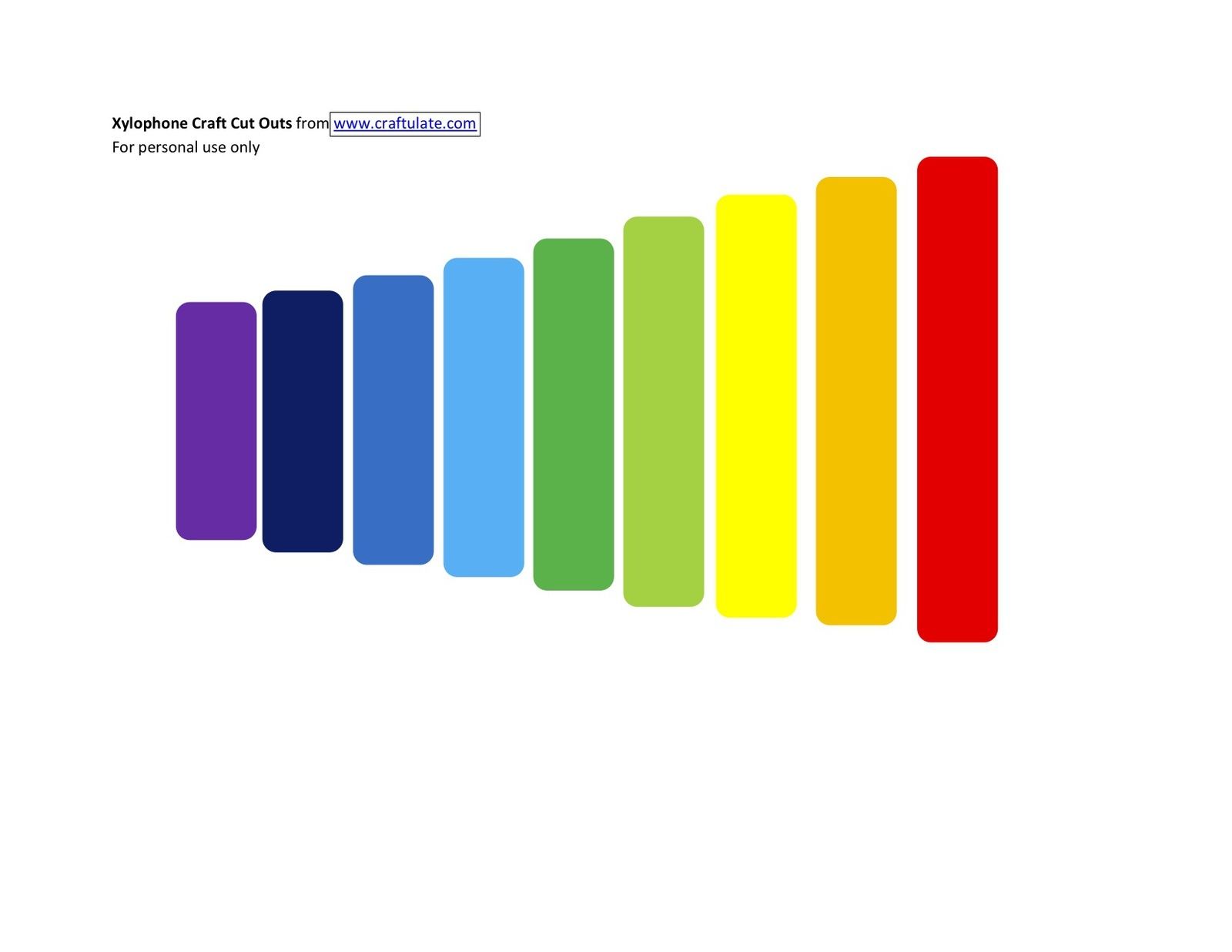 Un xylophone de toutes les couleurs ! Nounou Aline