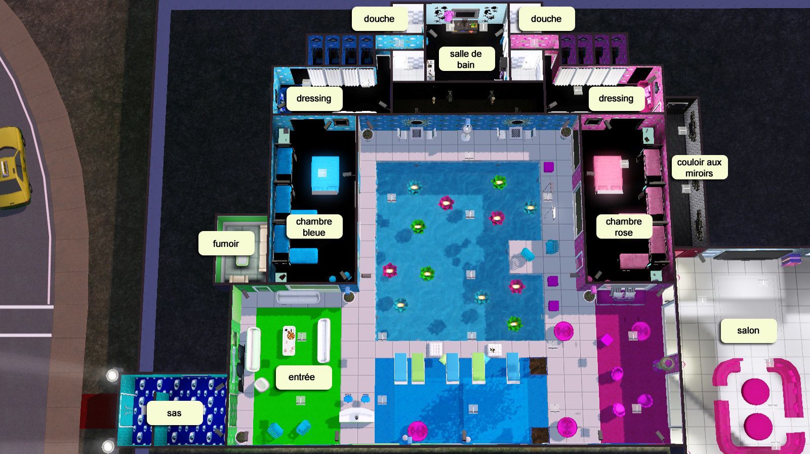 secret story 7 plan de la maison