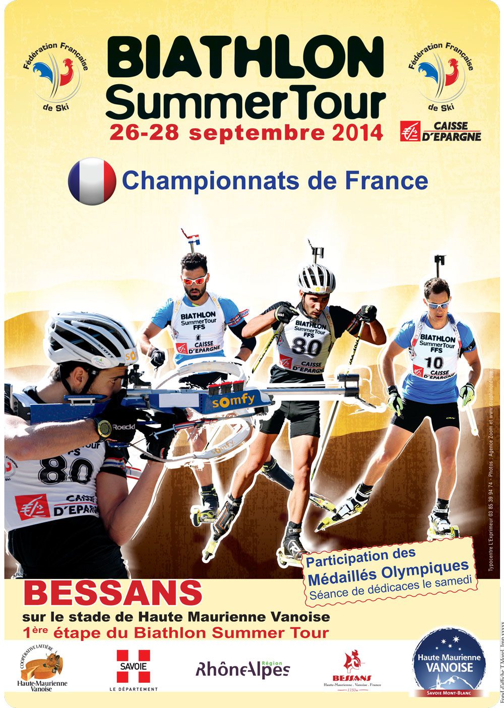 Biathlon Summer Tour à Bessans.