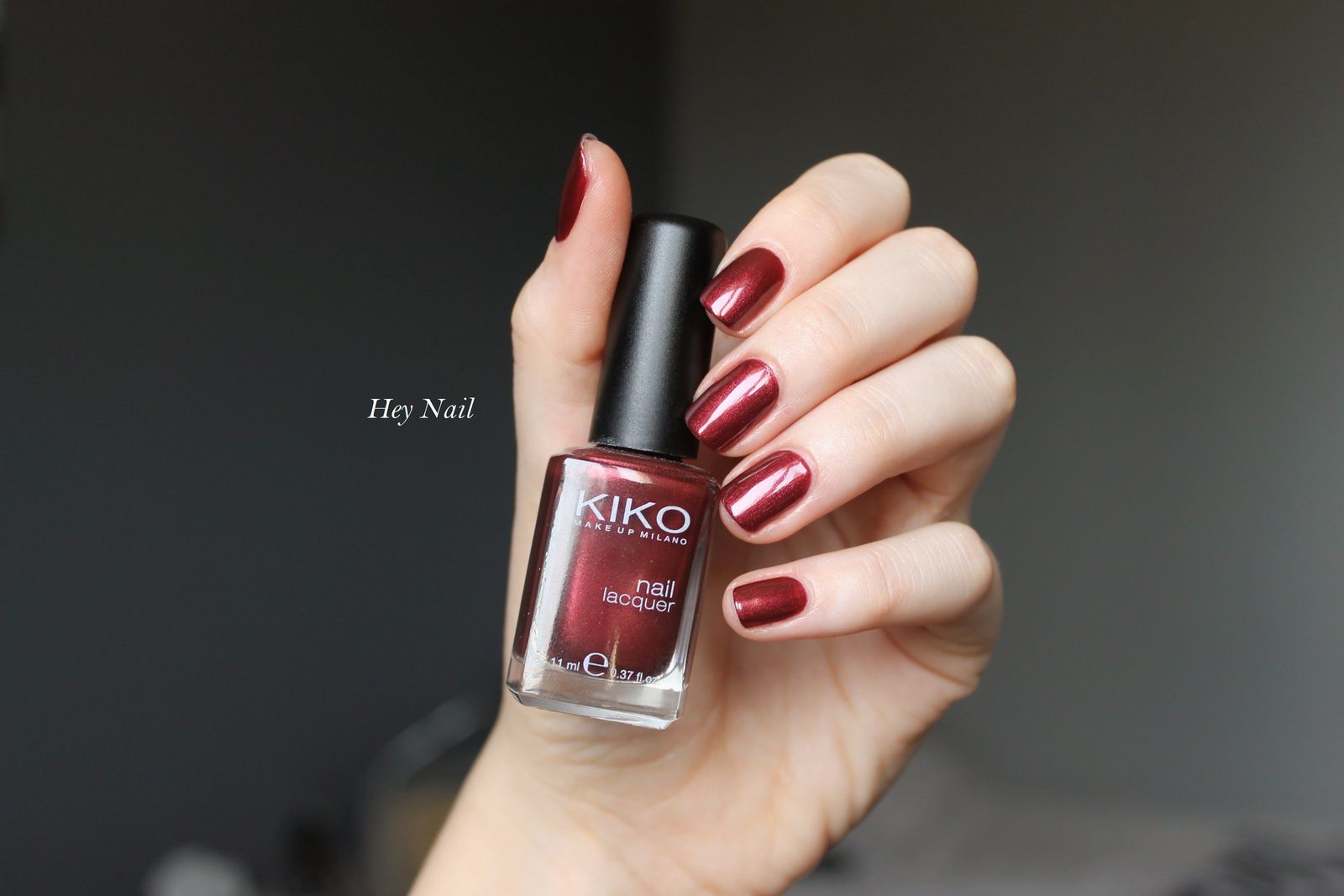 Kiko n°224 - Dark Pearly Copper - Hey Nail - Ongles & Maquillages
