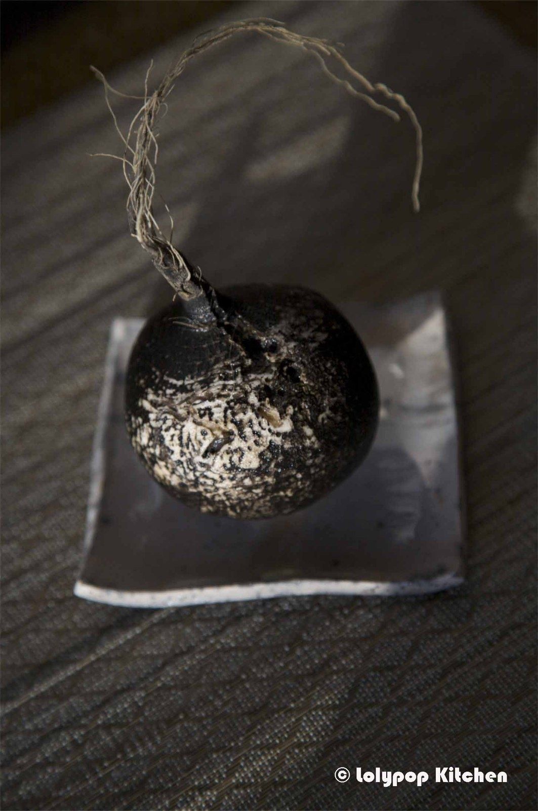 Radis noir à la sauce thaï - Black Radish thaï sauce