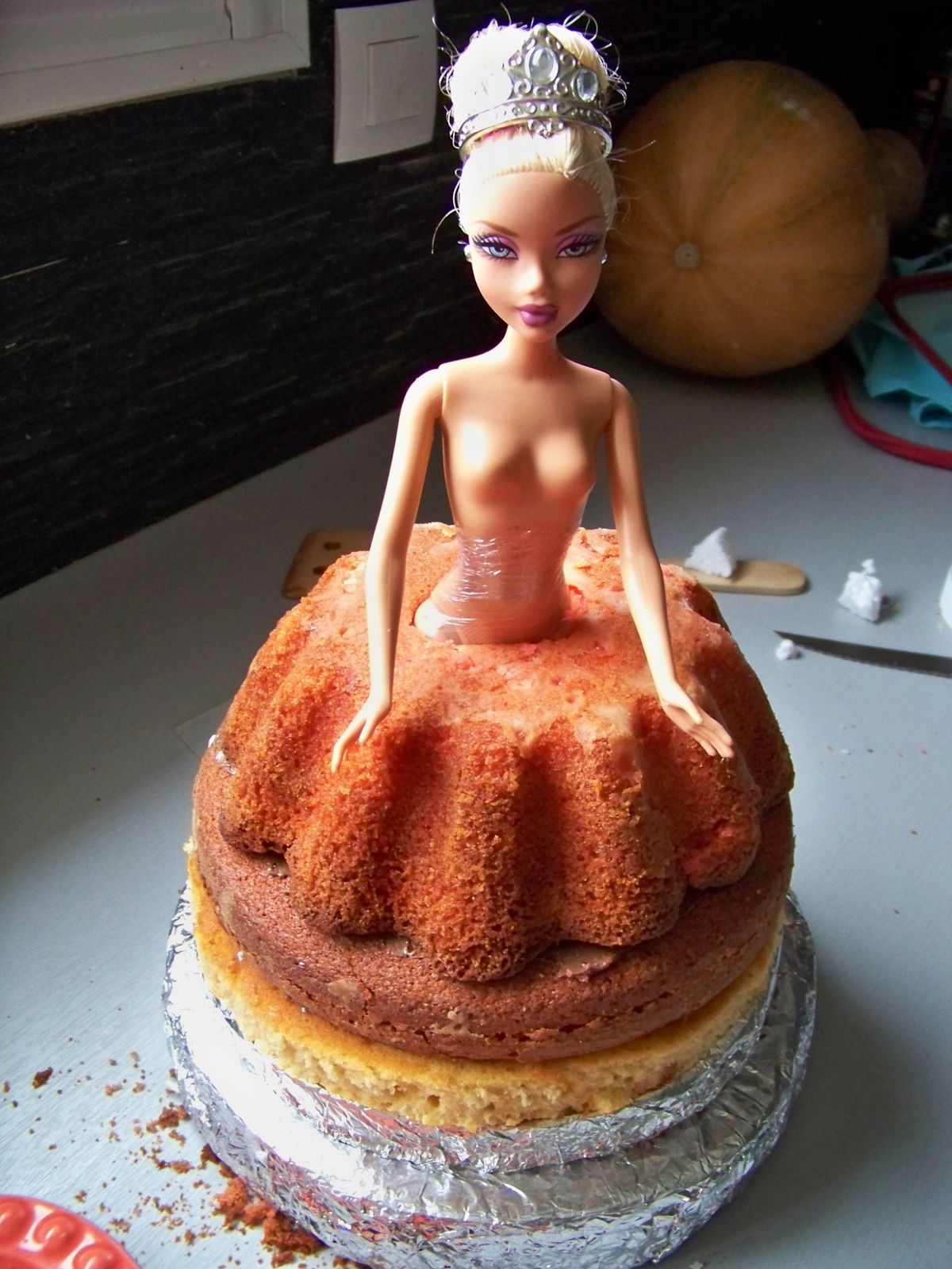 Gâteau Barbie 3D 