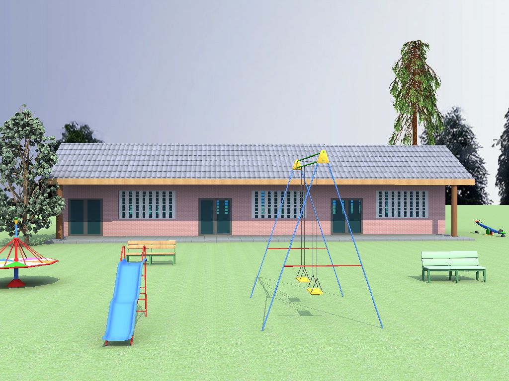 Photo de l'école primaire à construire