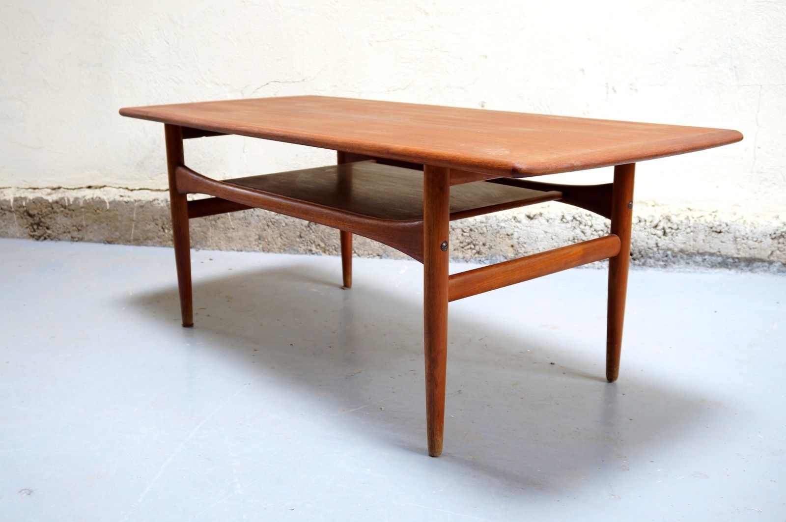 table basse scandinave arrebo mobler danois vintage danish teck Table Basse Scandinave Foirfouille ~ Table Basse Scandinave Arrebo Mobler Danois Vintage Danish Teck