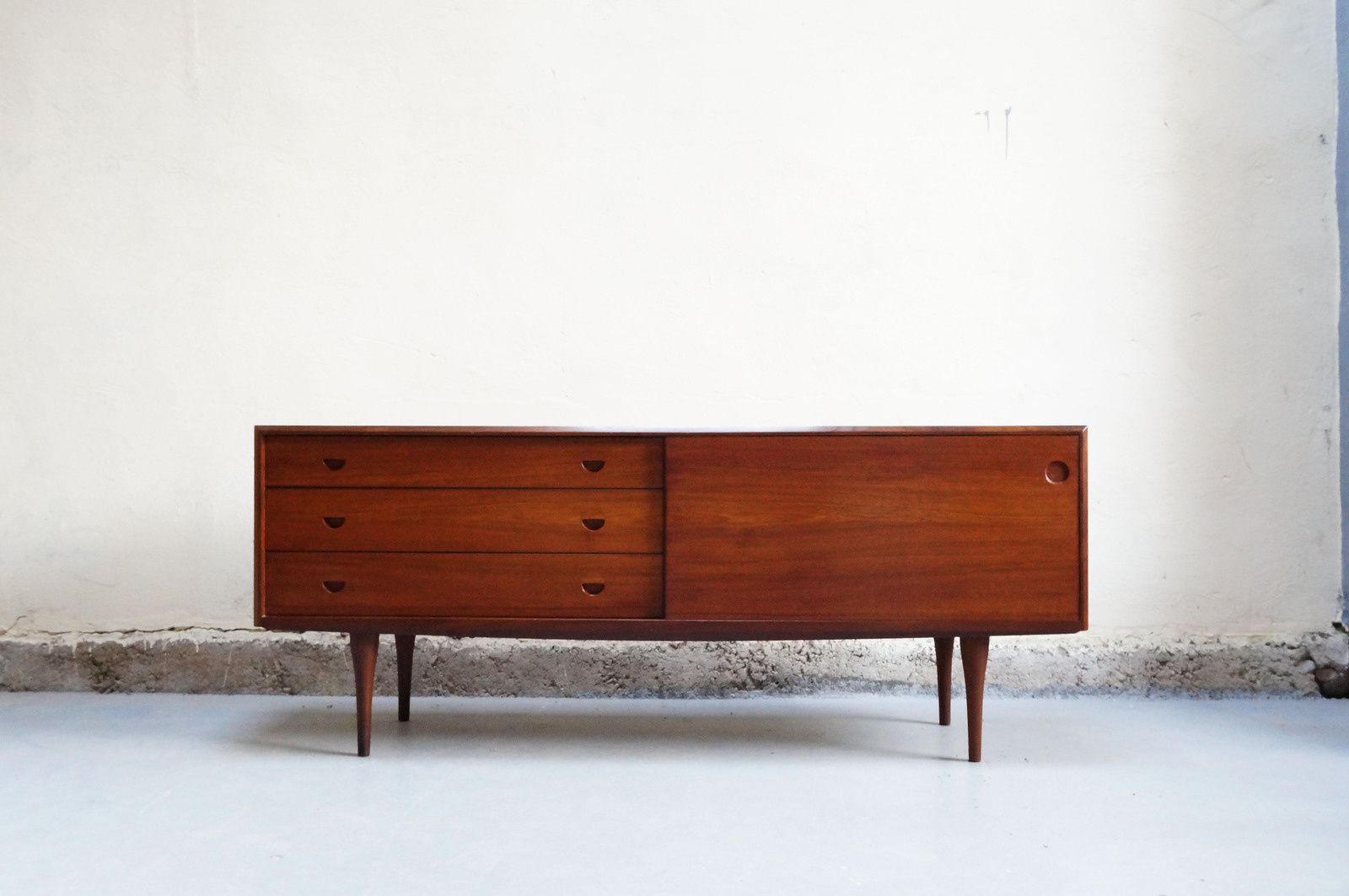 enfilade scandinave danoise années 50 60 70 teck vintage design mad men  buffet bahut bas meuble décoration designer sideboard - Emiellabroc Vintage  Retro Kitch