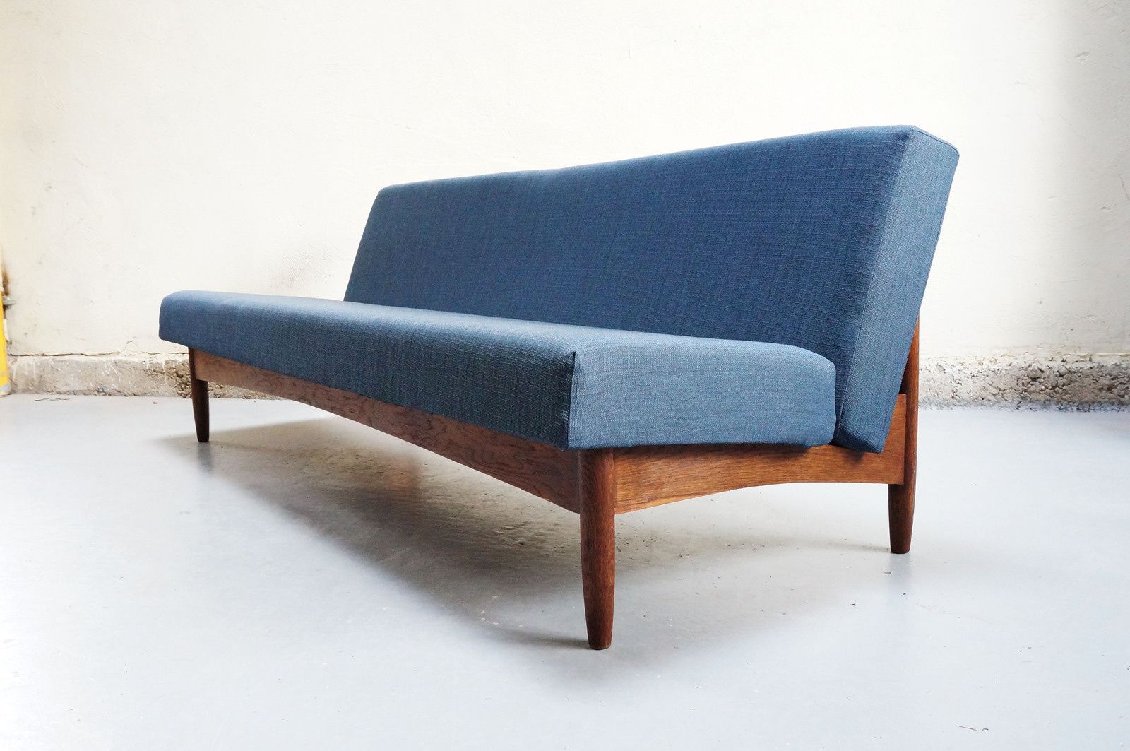 Banquette scandinave années 50 60 teck canapé danois vintage ...