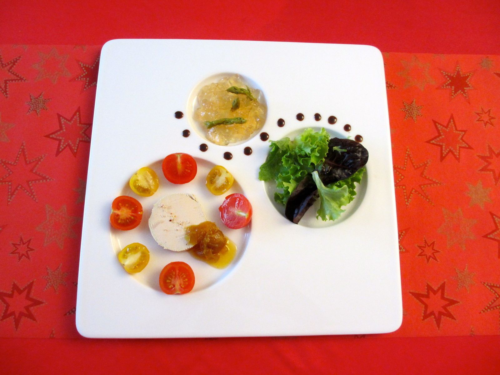 Assiette de foie gras et ses accompagnements - Recettes diététiques et  gourmandes
