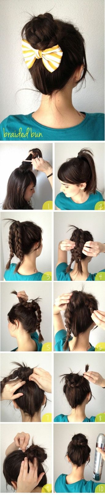 Tuto coiffure : Le chignon tréssé !