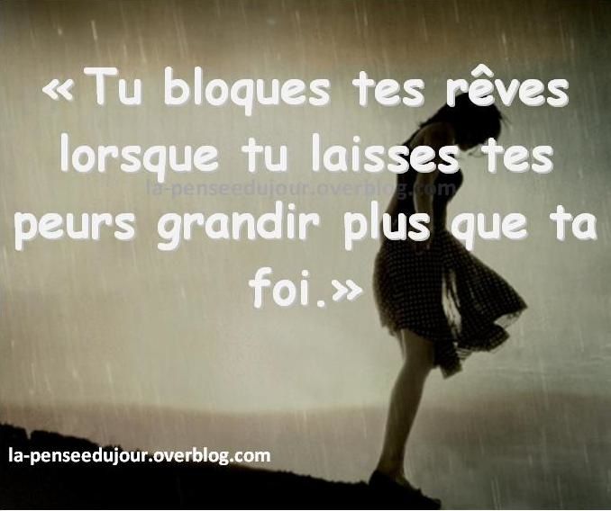 Grandir Sa Foi Pour Realiser Ses Reves La Pensee Du Jour