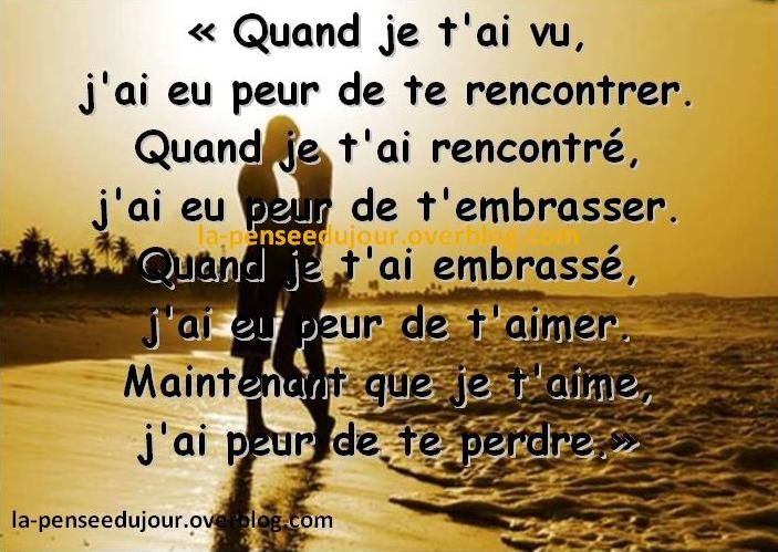 L�AMOUR VIENT EN AIMANT La Pensée Du Jour