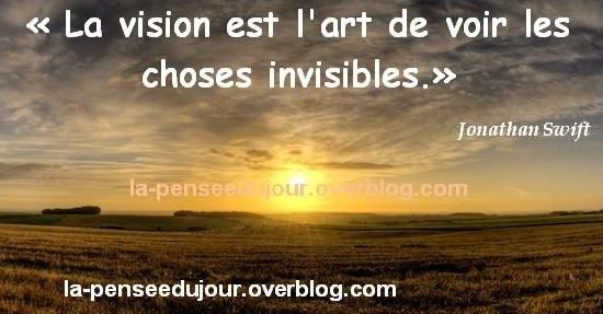 La Vision La Pensee Du Jour