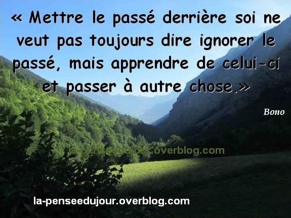 Tenez Compte Du Passe La Pensee Du Jour