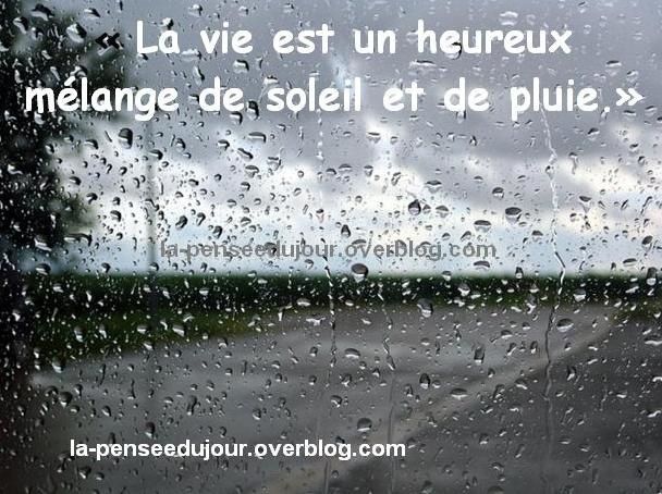 La Vie Un Heureux Melange La Pensee Du Jour