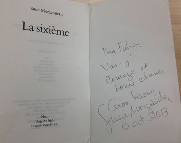 rencontre avec susie morgenstern