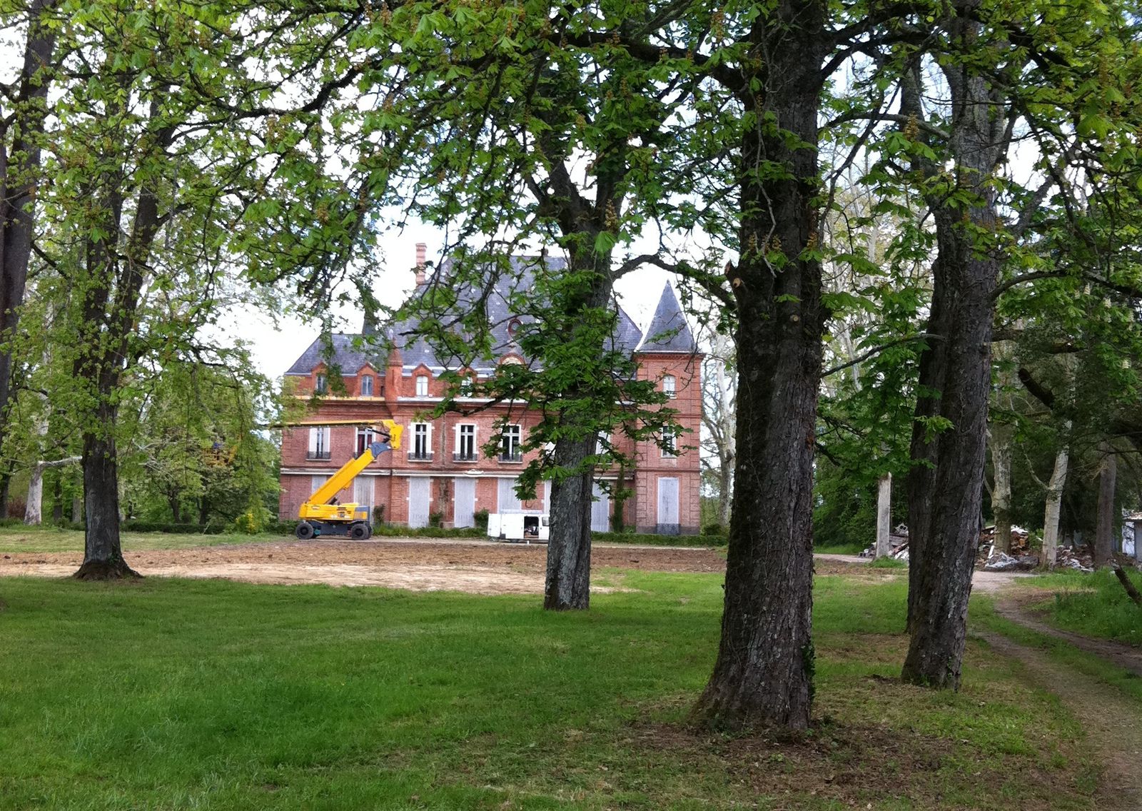 Restauration du château de Nolet en 2013