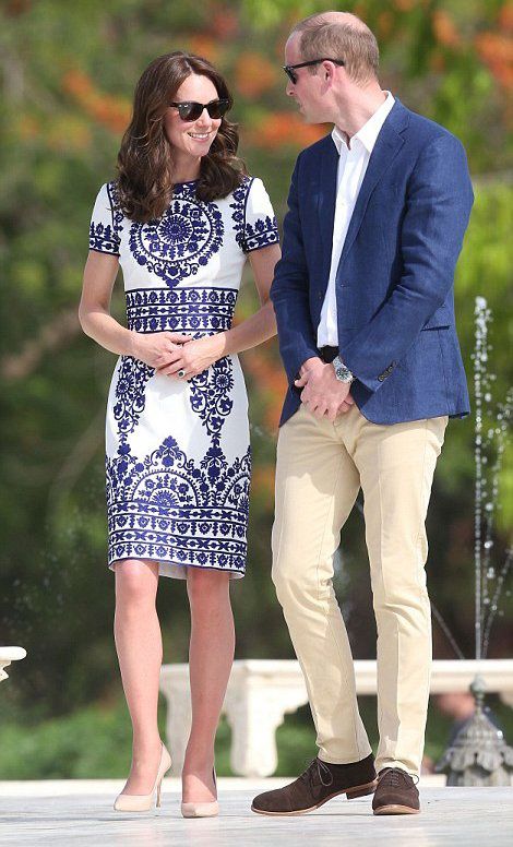 Le Prince William et son épouse Kate en voyage officiel en Inde