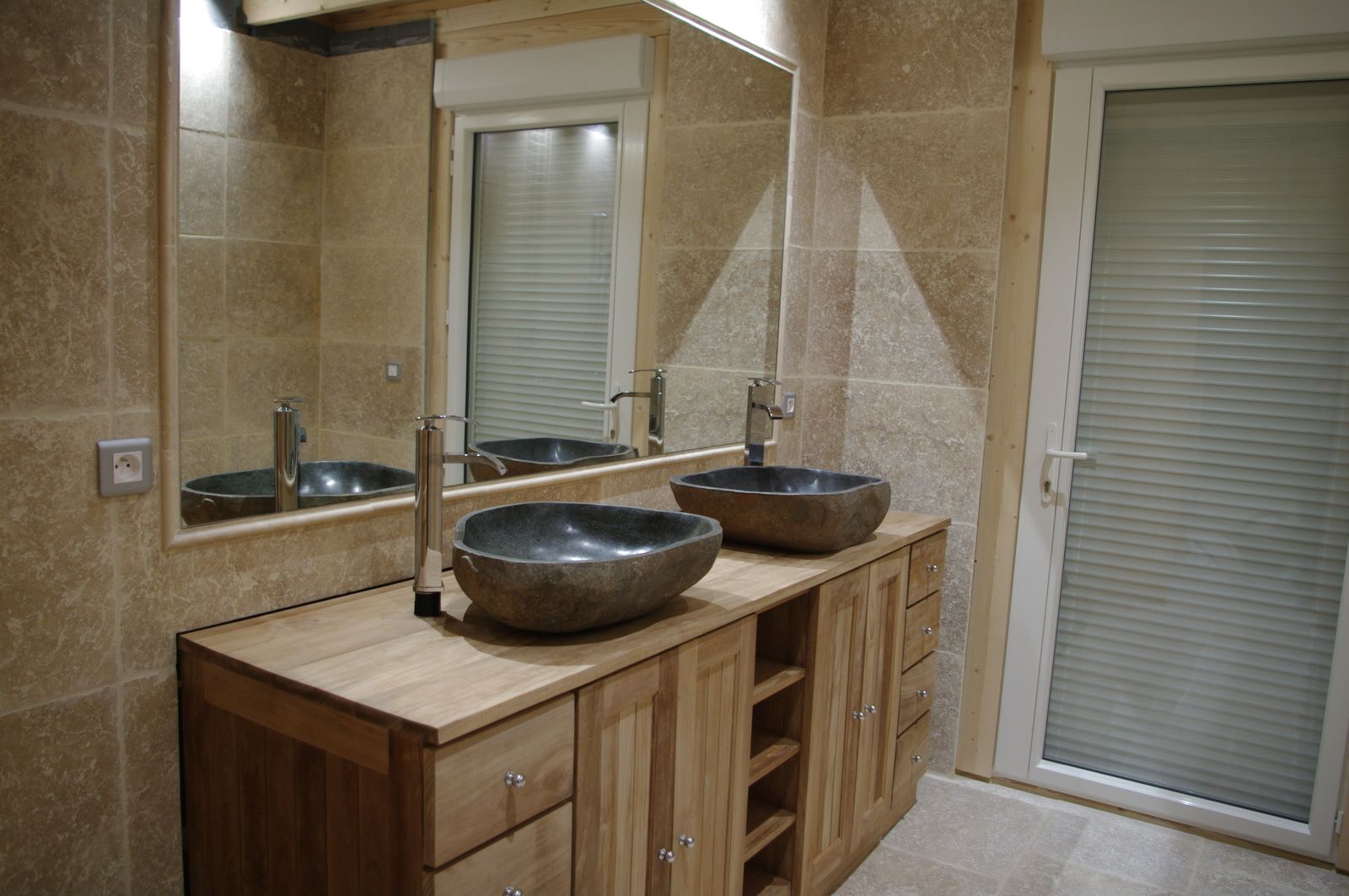 La salle de bain notre maison en bois