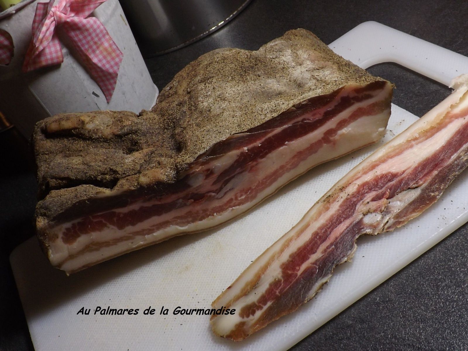 Ventréche ou poitrine de porc séchée