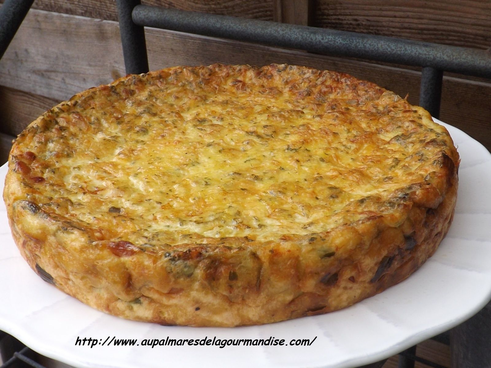 Quiche sans pâte,poireaux,lardons façon Tupperware IG bas - Au palmares de  la gourmandise