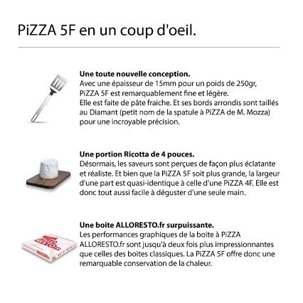Pizza 5F (vraie pub !) #Apple