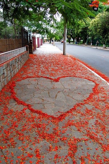 L'amour sur un trottoir