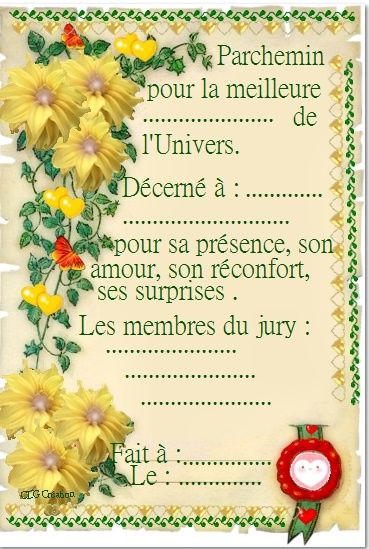 Je Vous Tiendrais Informé De La Suite Suite et fin des cartes de la fête des Grands'Mères 2013