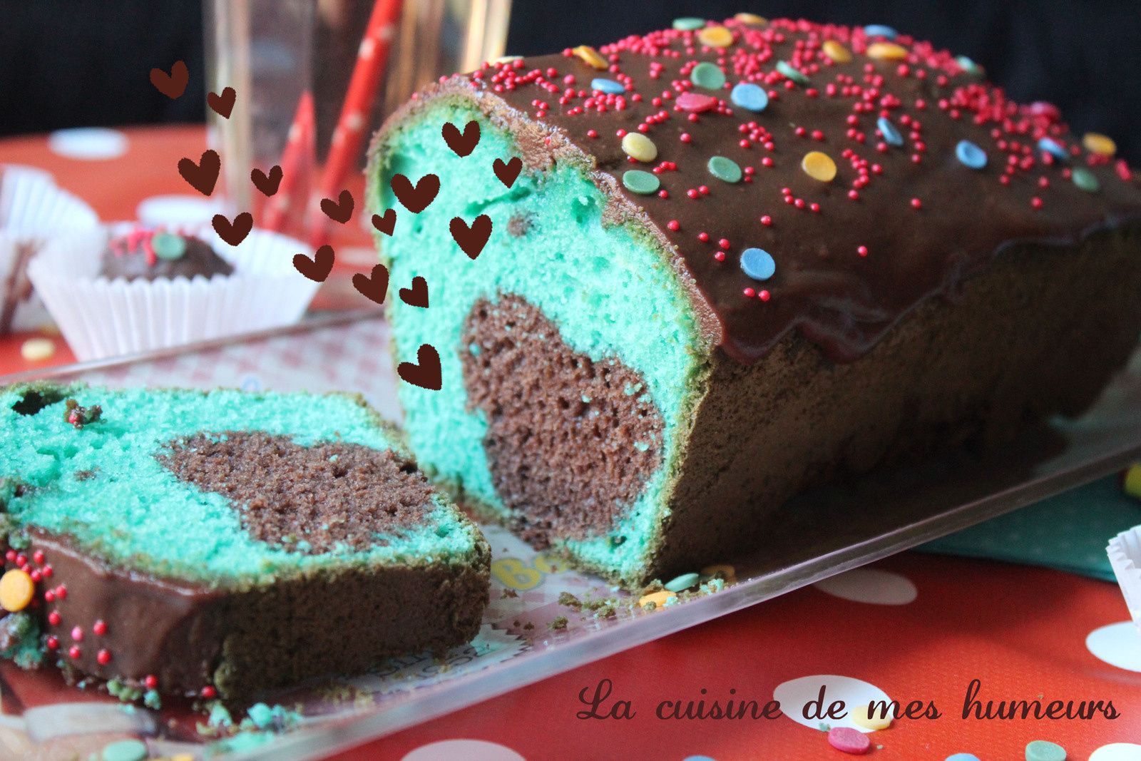 Gateau Cache Vanille Coeur Chocolat La Cuisine De Mes Humeurs