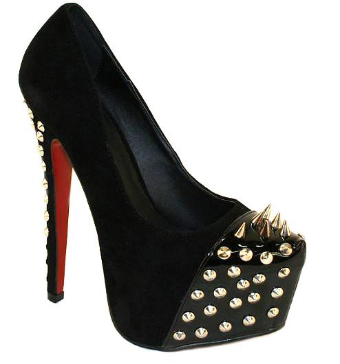 chaussures cloutées femme