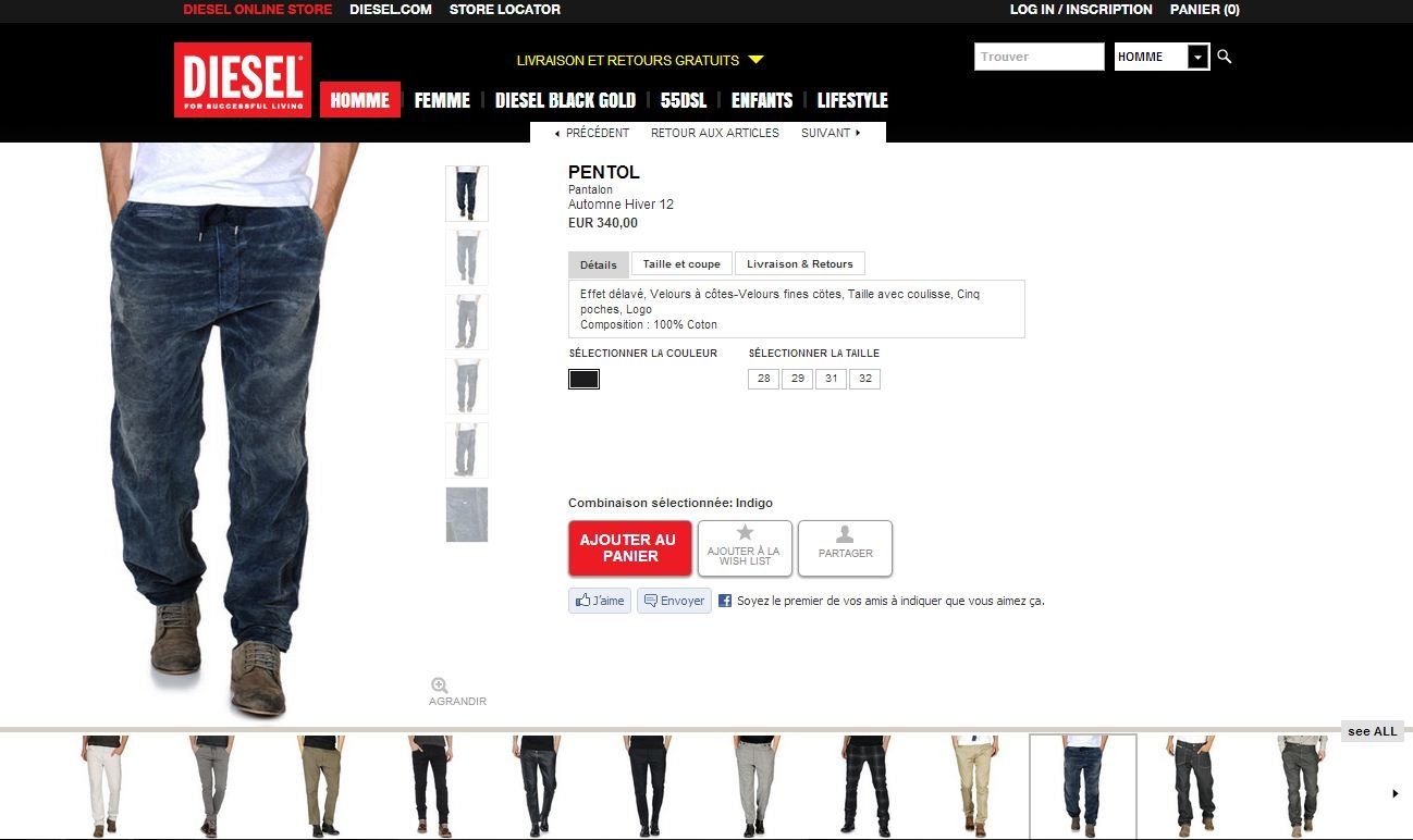 diesel jeans website