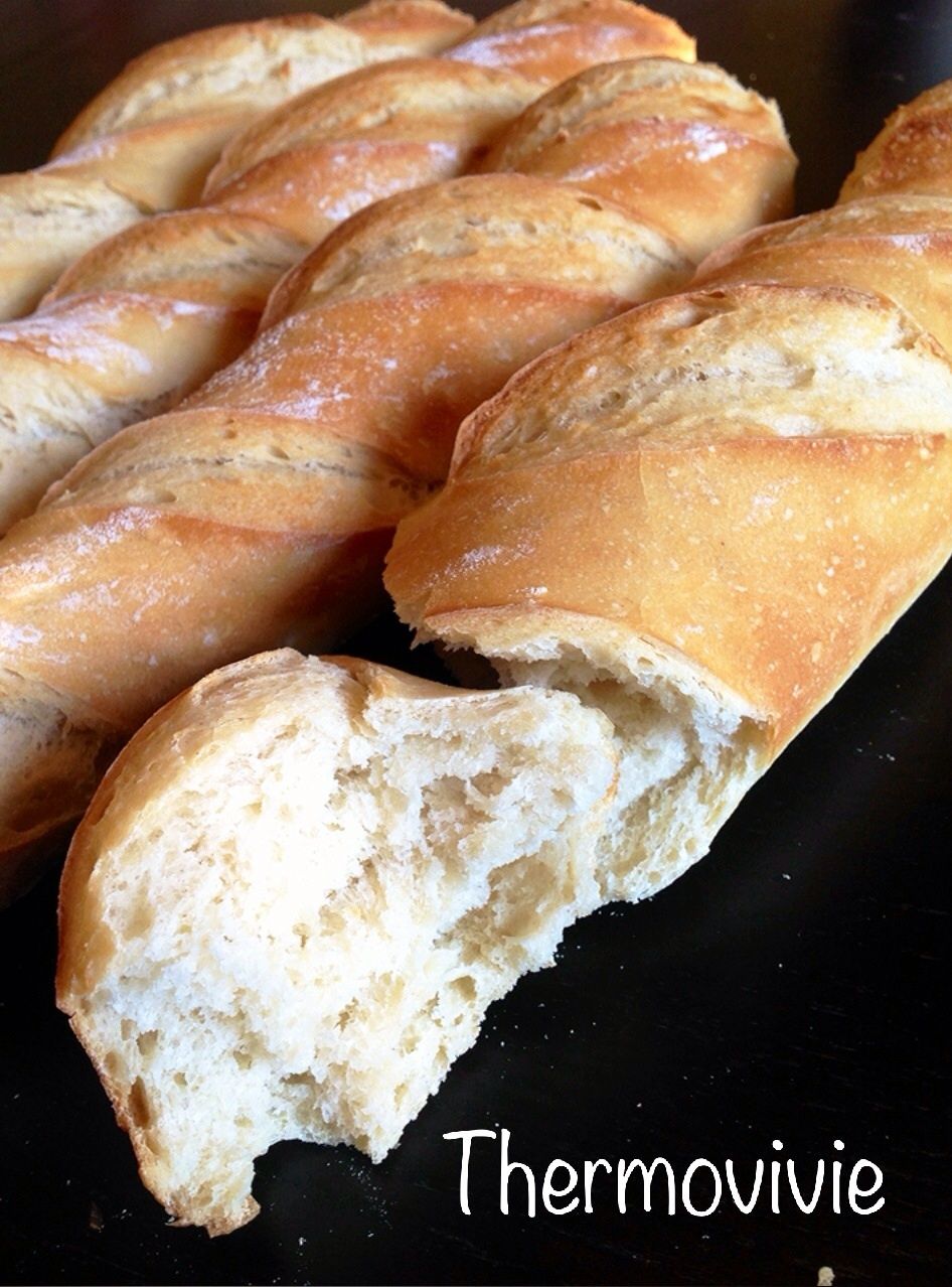 Baguettes au thermomix - Thermovivie