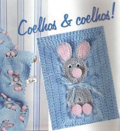 Couverture bébé aux motifs de souris , avec sa grille gratuite ! - Modèles  pour Bébé au Crochet