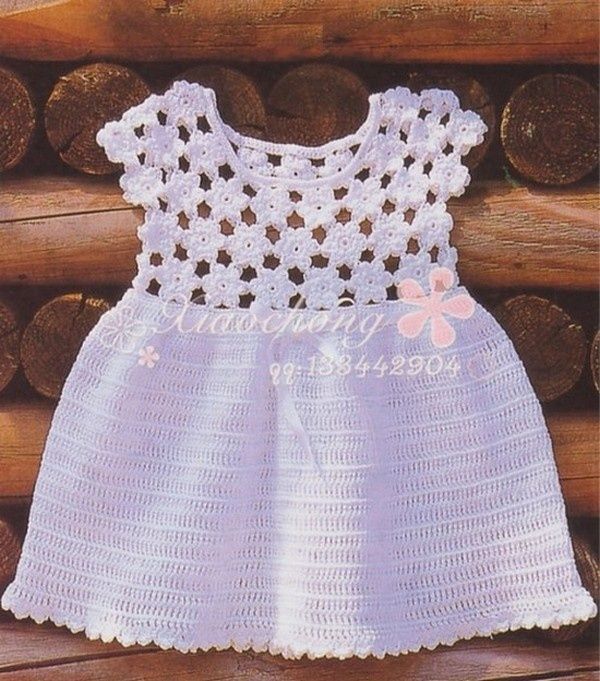 robe au crochet bebe