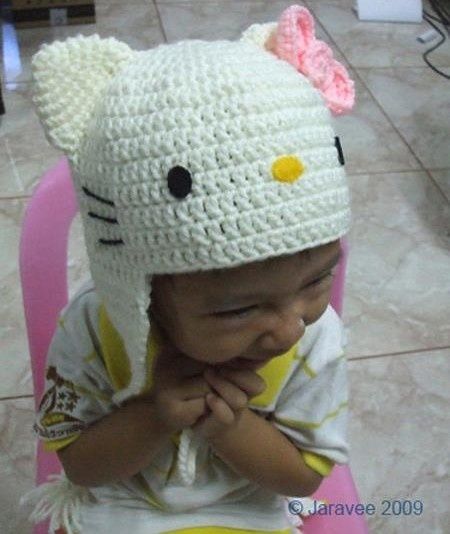 Bonnet Hello Kitty et ses grilles gratuites ! - Modèles pour Bébé au Crochet