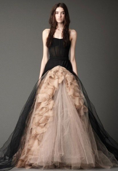 i want a black wedding dress