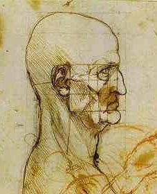 Leonard de Vinci, "De Divina Proportione", vers 1497.