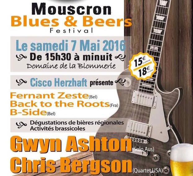 Playlist & podcast Tellin'You – 21 avril 2016 – Invités Cisco Herzhaft et Ray pour le Blues & Beers festival - www.rqc.be