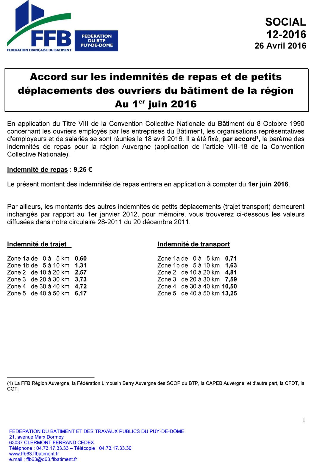 Grille salaire ouvrier batiment 2016