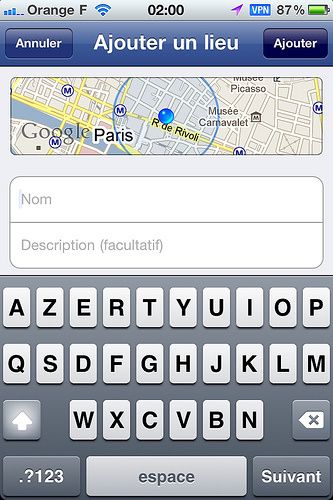Facebook Places les premières impressions
