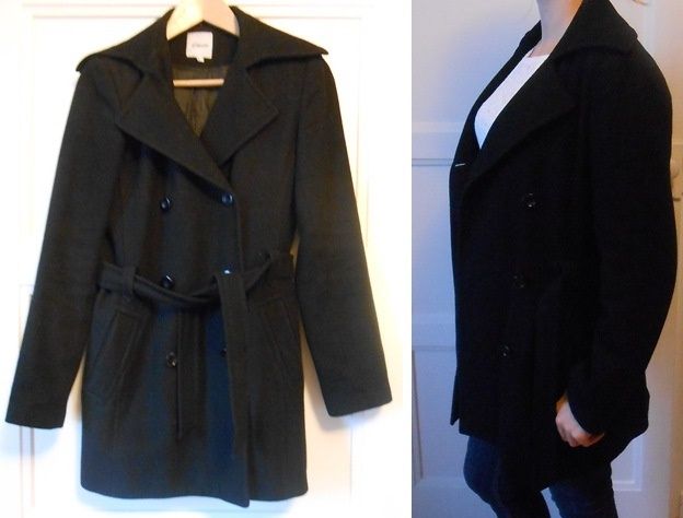 manteau noir cintré etam manteau noir cintré etam