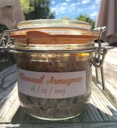 Pâté de chevreuil à l'Armagnac - A'tablons nous !