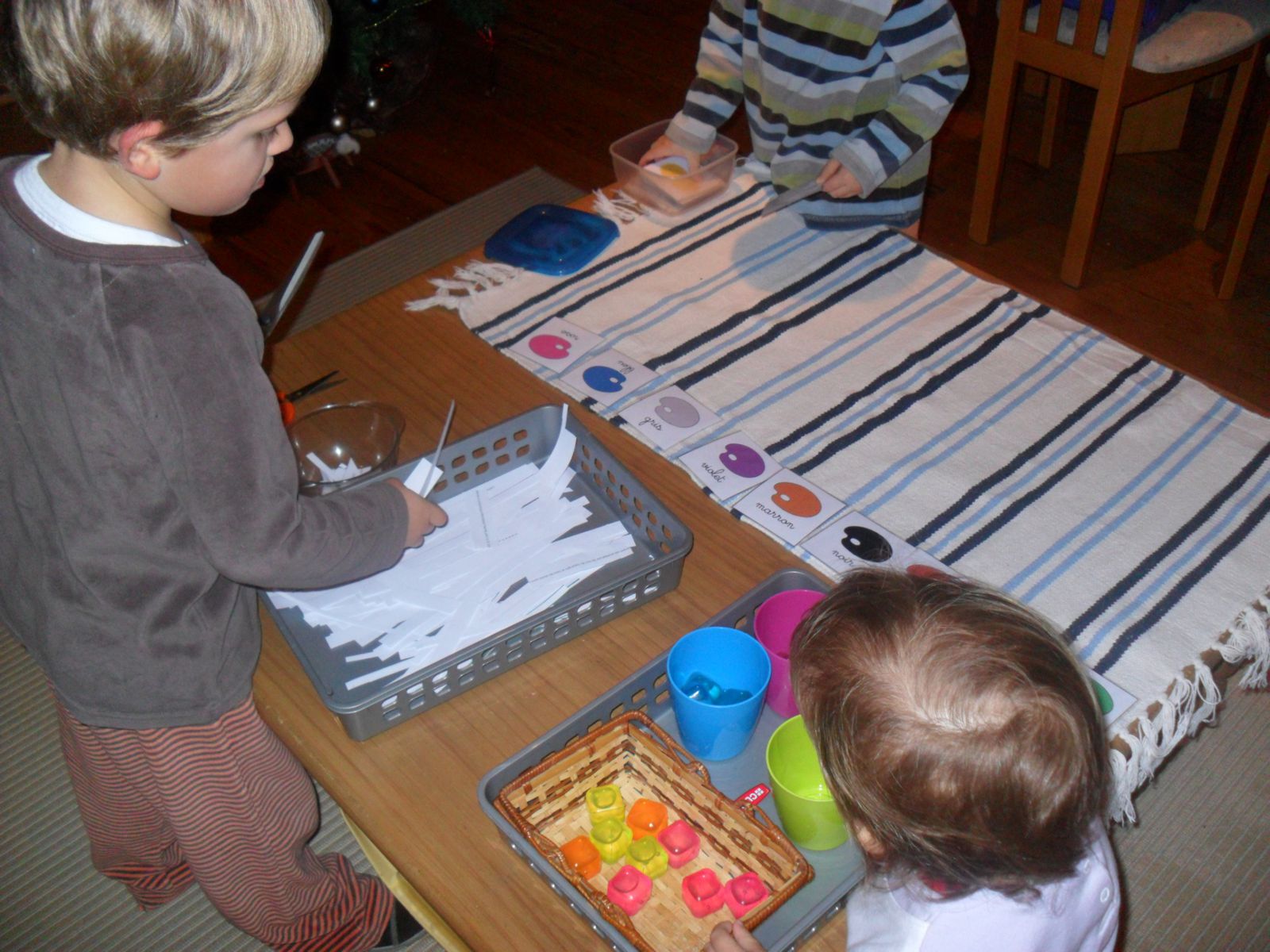 Ambiance de travail Montessori