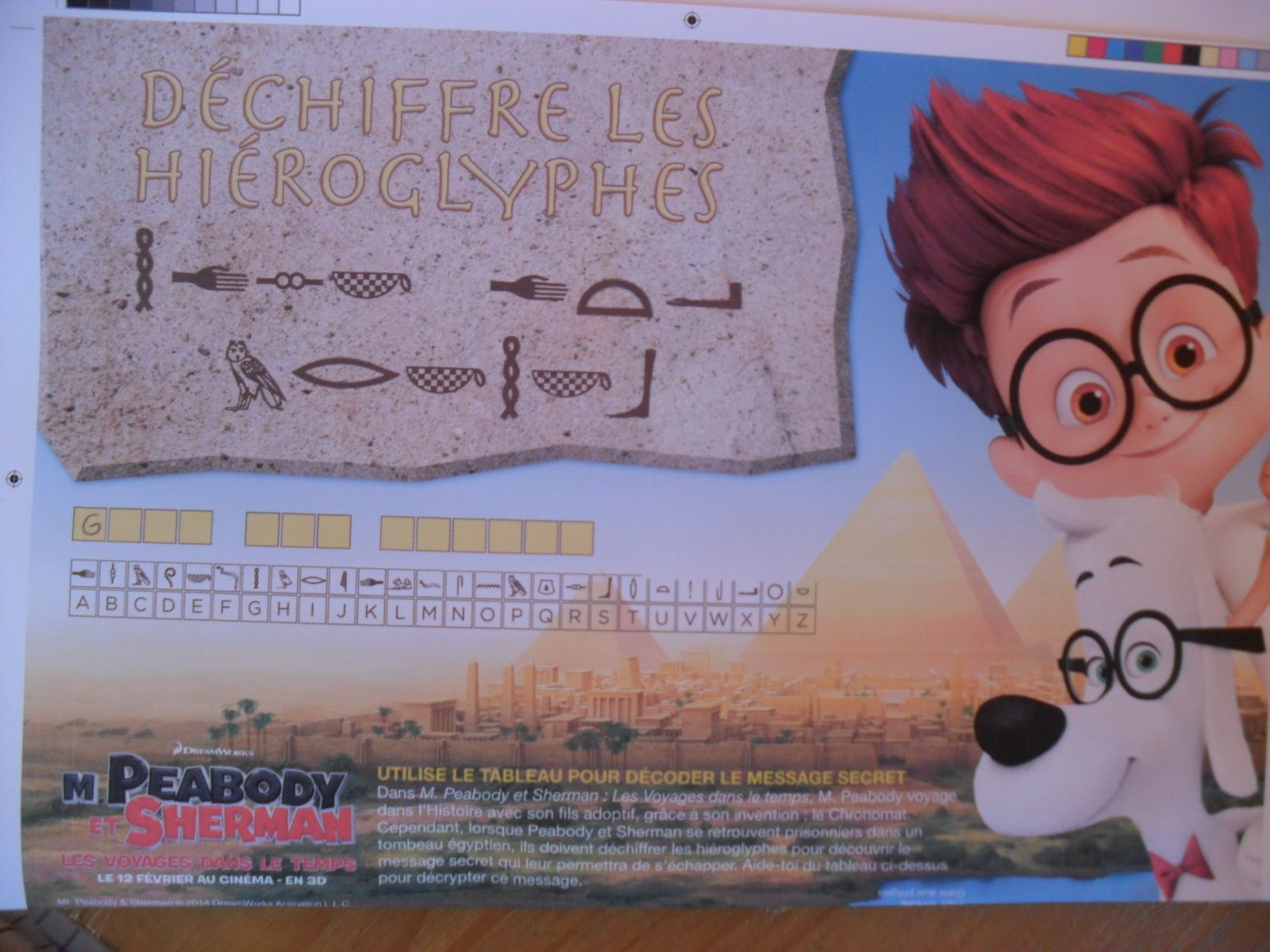 Les Ateliers de Cathy Coloriage M Peabody et Sherman sur Hugolescargot